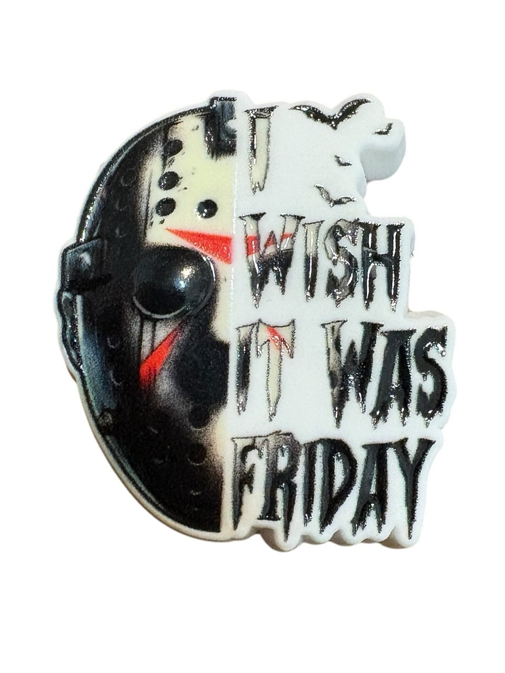 Jason Voorhees I Wish It Was Friday Croc Charm